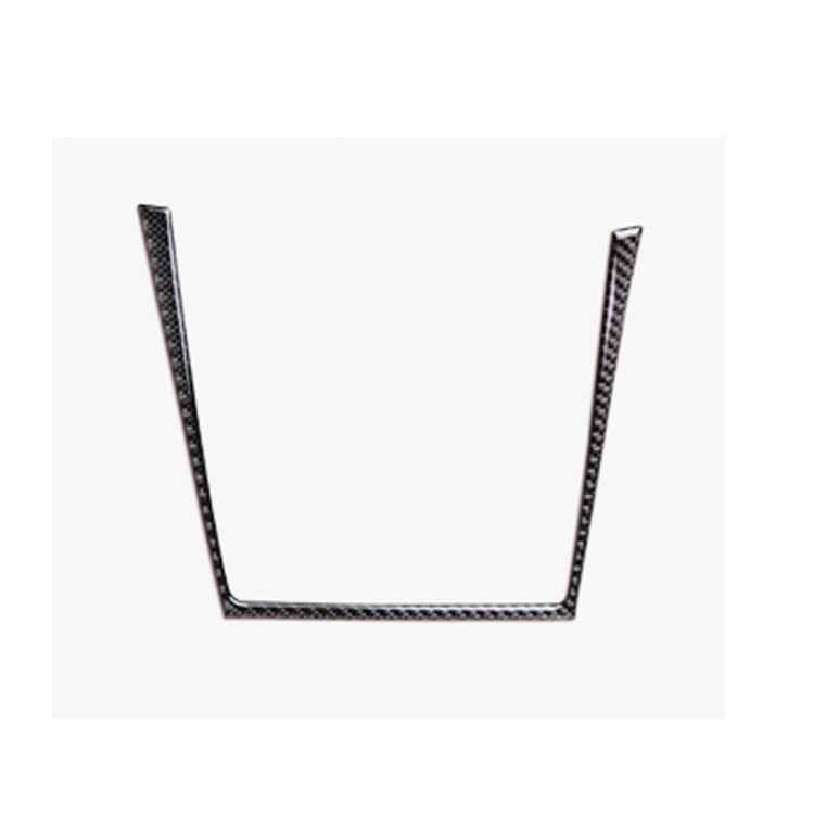 Car Carbon Fiber Water Cup Holder Decorative Sticker for BMW E70 X5 / E71 X6 2009-2013, Left Drive