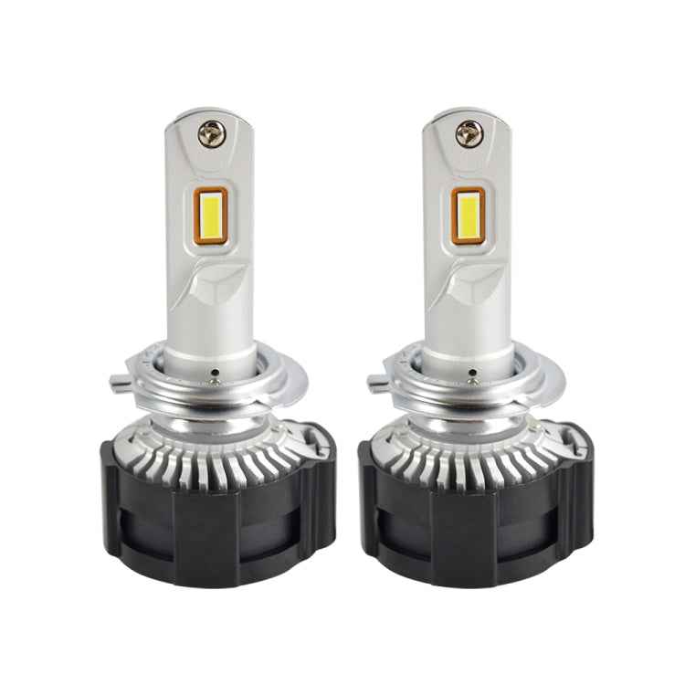 2 PCS P18 H7 DC11-30V 52W 6500K 6500LM Car LED Headlight Lamps
