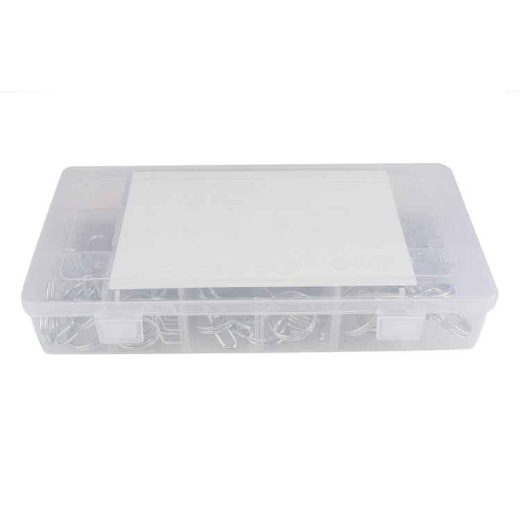 180 PCS Double Wire Spring Tube Clamp Water Pipe Clamps, Size: 5-24mm