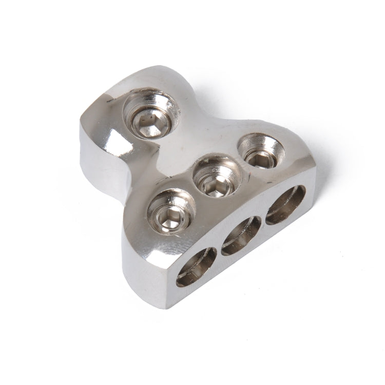 3-Way Car Audio Stereo Amp Power / Ground Cable Splitter Distribution Block 4GA, 3-Way