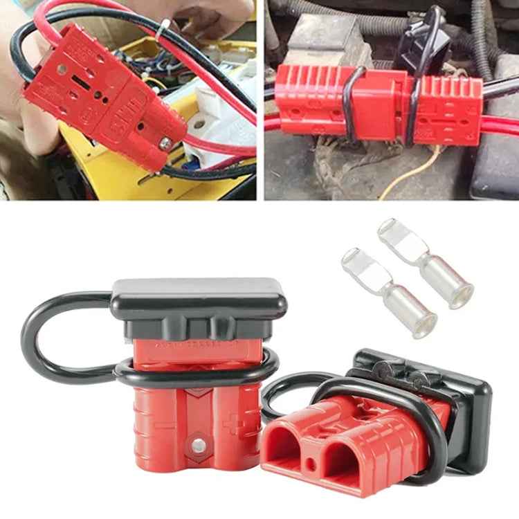 50Amp Battery Quick Connerctor Plug + Dust Cover for Car Caravan