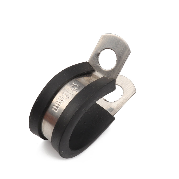 10 PCS Car Rubber Cushion Pipe Clamps Stainless Steel Clamps, Size: 5/4 inch (32mm), Size: 5/4 inch (32mm)