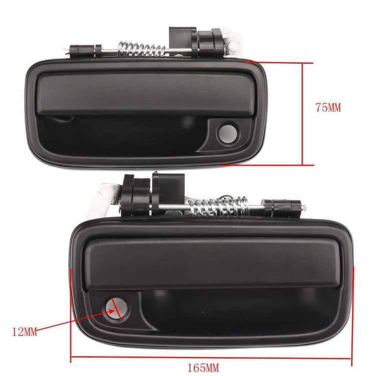 2 PCS Auto Outside Door Handles 922035020LH / 6921035070RH for Toyota Tacoma