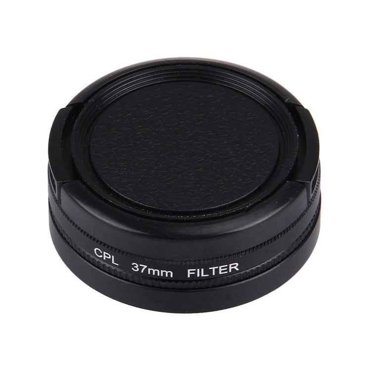 JUNESTAR for Xiaomi Xiaoyi Yi II 4K Sport Action Camera Proffesional 37mm CPL Filter + Lens Protective Cap