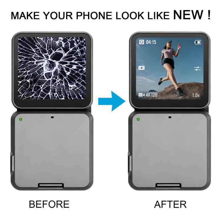 For DJI Osmo Action 2 Original Rear Main LCD Screen with Digitizer Full Assembly