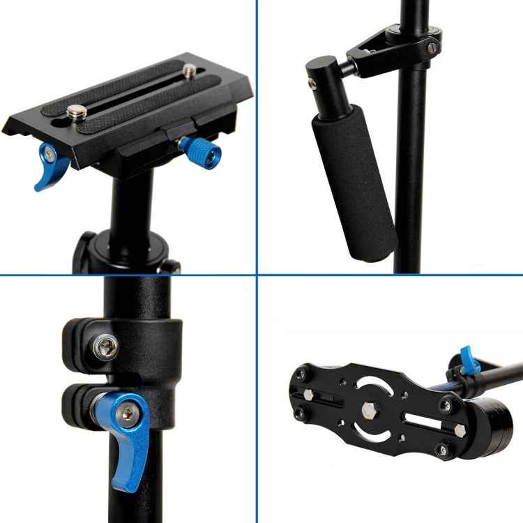 YELANGU S60L 61cm Aluminum Handheld Stabilizer for DSLR Camera DV