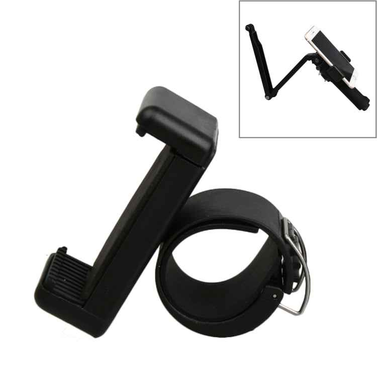 Mobile Phone Clip Holder for GoPro & SJCAM & Xiaoyi Handheld Selfie Monopod, Dig Clip Port Diameter: 2.6cm-3cm