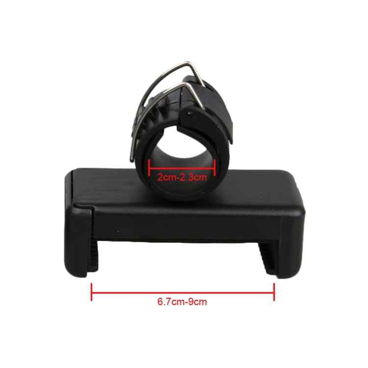Mobile Phone Clip Holder for GoPro & SJCAM & Xiaoyi Handheld Selfie Monopod, Small Clip Port Diameter: 2cm-2.3cm