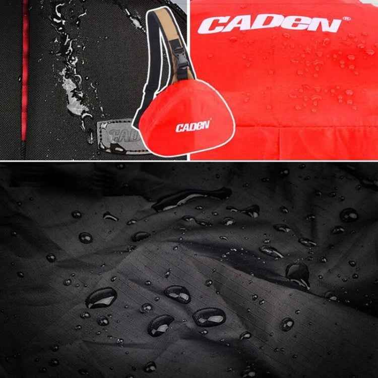 CADEN Triangle Shape Tscope Sling Shoulder Cross Digital Camera Bags Case Soft Bag with Rain Cover for Canon Nikon Sony K1, Size: 36*31*15cm