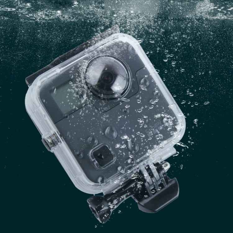 40m Waterproof Housing Protective Case for GoPro Fusion, with Buckle Basic Mount & Screw & Wrench