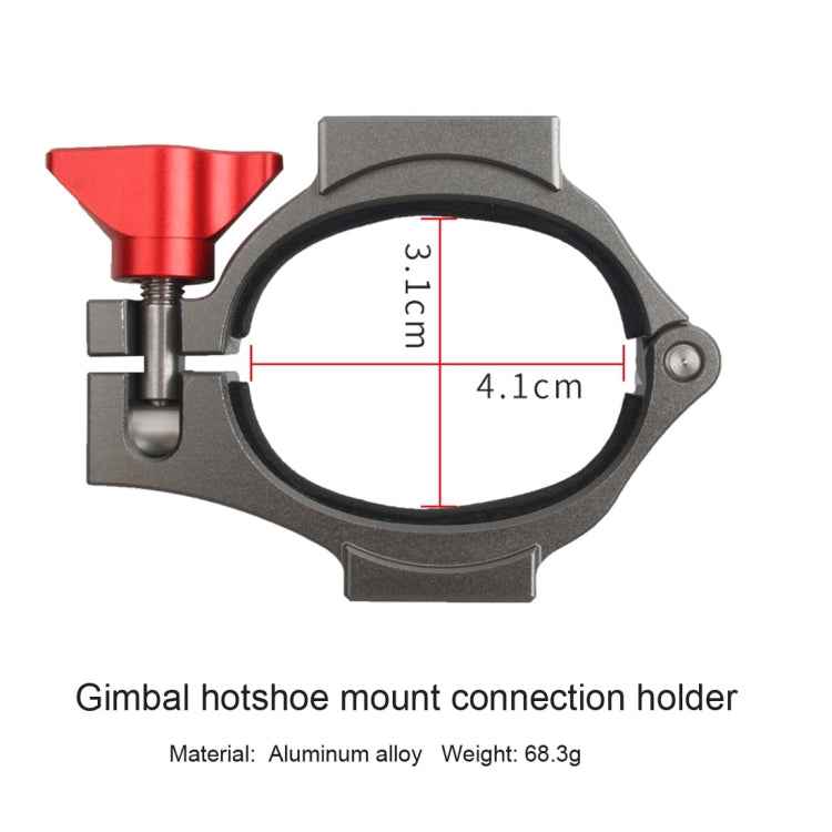 Mini Tripod Mount + Flashlight Extension Bracket for DJI OSMO Mobile 2