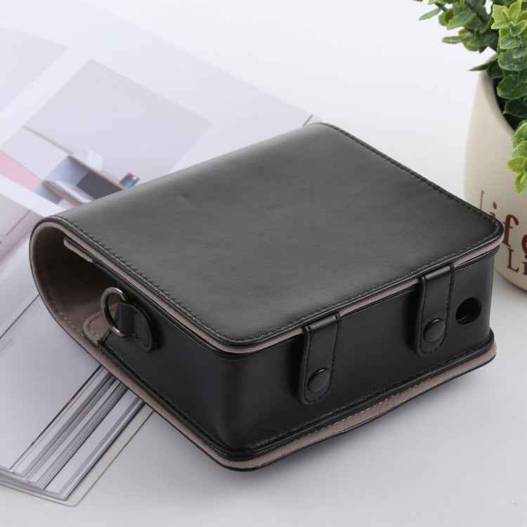 Retro Style Full Body Camera PU Leather Case Bag with Strap for FUJIFILM instax SQUARE SQ6