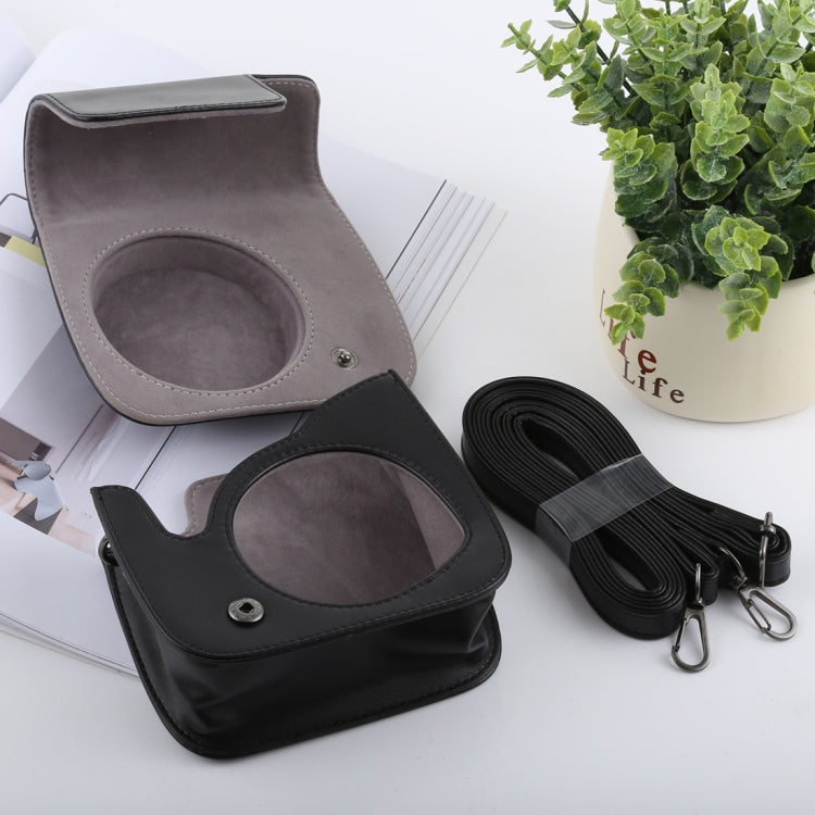 Retro Style Full Body Camera PU Leather Case Bag with Strap for FUJIFILM instax mini 9 / mini 8+ / mini 8, For FUJI mini 9, For FUJI mini 9