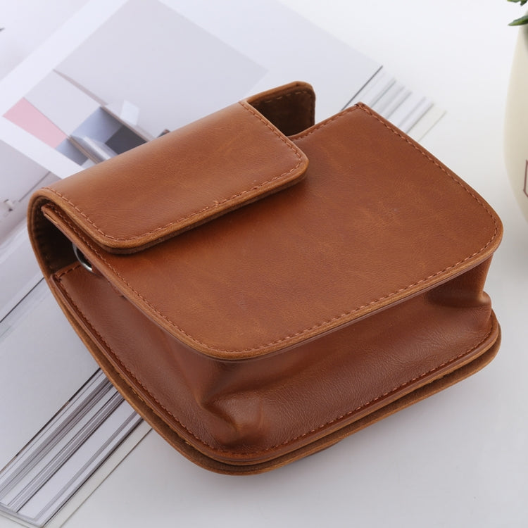 Retro Style Full Body Camera PU Leather Case Bag with Strap for FUJIFILM instax mini 9 / mini 8+ / mini 8, For FUJI mini 9, For FUJI mini 9