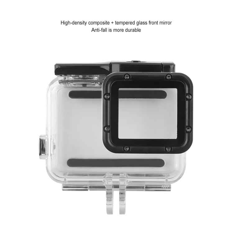 GP452 Waterproof Case + Touch Back Cover for GoPro HERO7 White / Silver