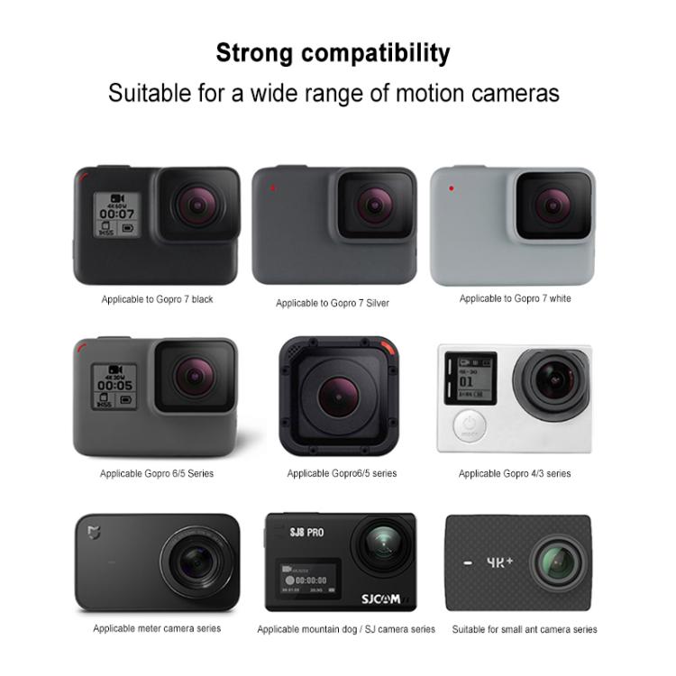 GP456 Tripod Bracket for GoPro, Insta360, DJI and Other Action Cameras and 4-6.8 inch Phones