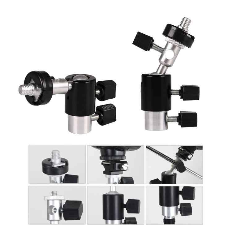 D Type Multifunctional Flash Light Stand Umbrella Bracket, Max Load: 2kg