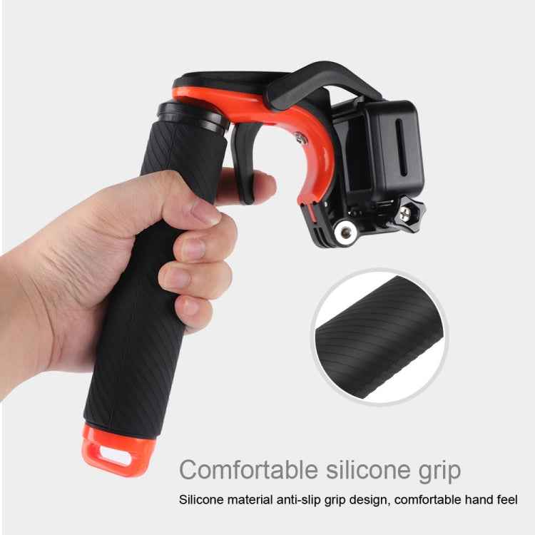 Shutter Trigger + Floating Hand Grip Diving Buoyancy Stick with Adjustable Anti-lost Strap & Screw & Wrench for DJI Osmo Action