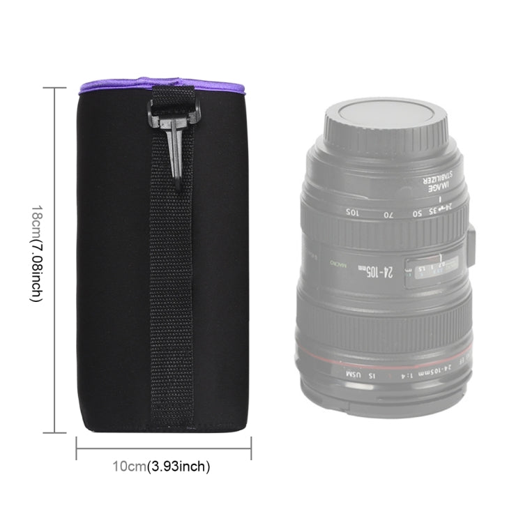 SLR Camera Lens Bag Micro Single Lens Bag Lens Inner Bile Bag Waterproof Protective Case Plus Velvet Thickening, Diameter: 10cm, Height: 18cm, Diameter: 10cm, Height: 18cm