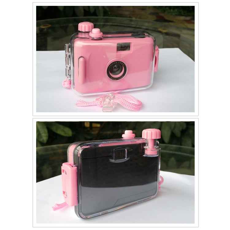 SUC4 5m Waterproof Retro Film Camera Mini Point-and-shoot Camera for Children, White, Yellow, Black White, Pink, Baby Blue