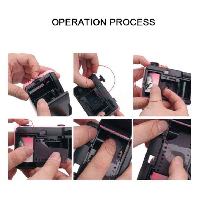 SUC4 5m Waterproof Retro Film Camera Mini Point-and-shoot Camera for Children, White, Yellow, Black White, Pink, Baby Blue