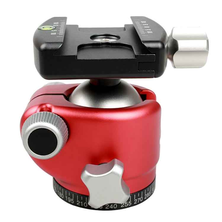 FITTEST X4 Low Center of Gravity High Locking Force Panoramic Ball Head with Quick Release Plate for DSLR & Digital Cameras, Load Max 10kg