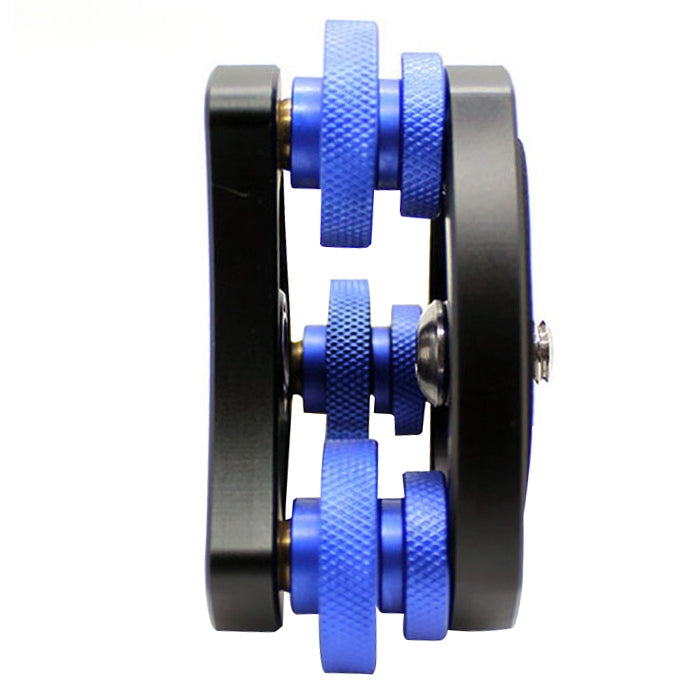 Base niveladora de burbuja de precisión DLEV-3838 con placa para trípode, tornillo de 3/8 de pulgada y 3 diales de ajuste para trípode, DLEV-3838