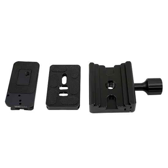 FCD-1 Dual-use Knob Quick Release Clamp Adapter Plate Mount for 39mm Arca / 32mm SLIDEFIX Quick Release Plate