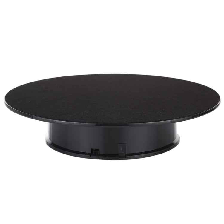 25cm 360 Degree Electric Rotating Turntable Display Stand Video Shooting Props Turntable for Photography, Load 3kg, Powered by Battery