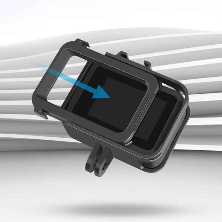 RUIGPRO for GoPro HERO8 Black Standard Border PC ABS Frame Mount Protective Case