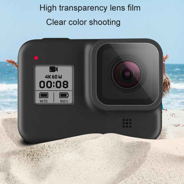 For GoPro HERO8 Black Lens + LCD Display Tempered Glass Film
