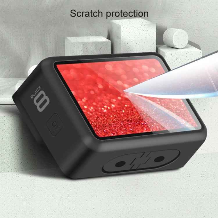 For GoPro HERO8 Black Lens + LCD Display Tempered Glass Film