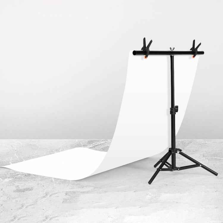 70x75cm T-Shape Photo Studio Background Support Stand Backdrop Crossbar Bracket Kit with Clips, No Backdrop