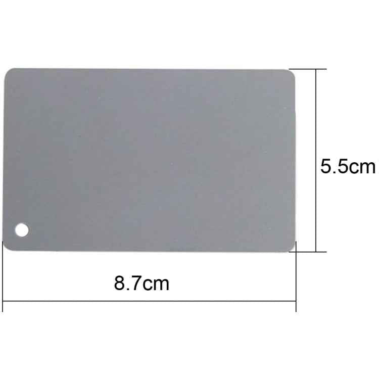 3 in 1 Black White Gray Balance Card / Digital Gray Card with Strap, Works with Any Digital Camera, File Form: RAW and JPEG, Size: 8.7cm x 5.5cm