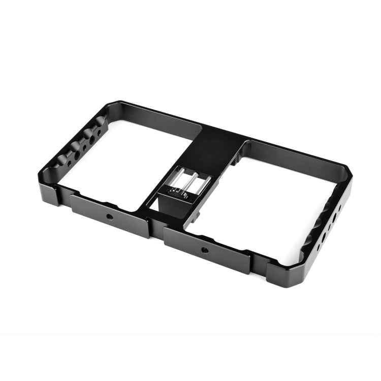 YELANGU PC06 YLG0909A Vlogging Live Broadcast Smartphone Metal Cage Video Rig Filmmaking Recording Handle Stabilizer Bracket for iPhone, Galaxy, Huawei, Xiaomi, HTC, LG, Google, and Other Smartphones