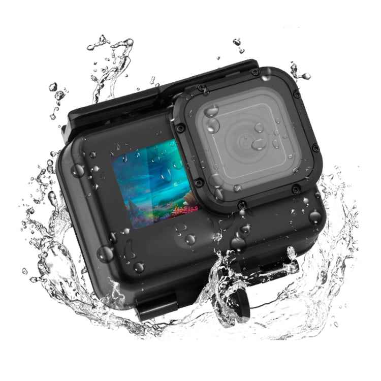 50m Waterproof Housing Protective Case with Buckle Basic Mount & Screw for GoPro HERO10 Black / HERO9 Black