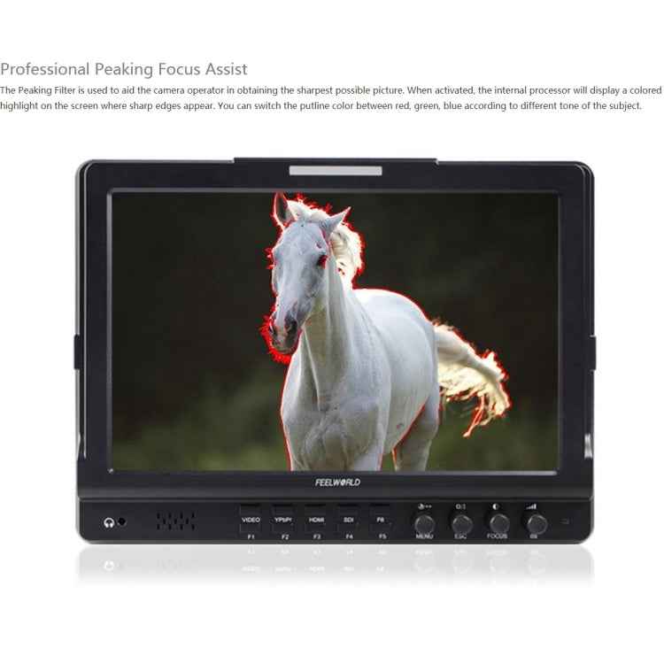 FEELWORLD FW1018SPV1 1920x1200 10.1 inch IPS Screen HD Color LCD Director Camera Field Monitor