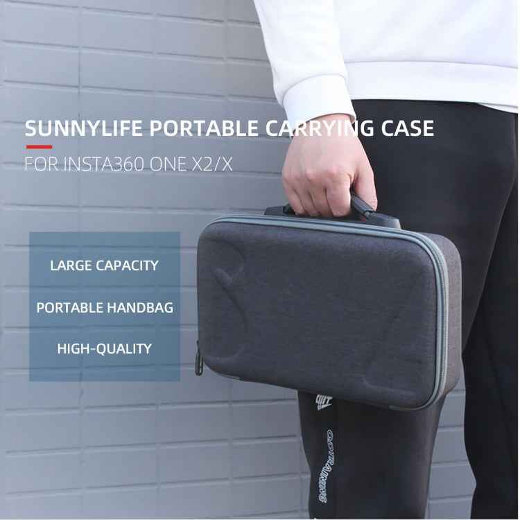 Sunnylife IST-B193 Storage Bag Case Handbag for Insta360 ONE X2 / X