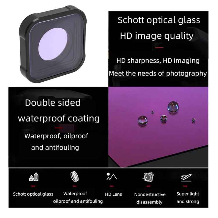 JSR KB Series ND64 Lens Filter for GoPro HERO13 Black /12 Black /11 Black /10 Black /9 Black