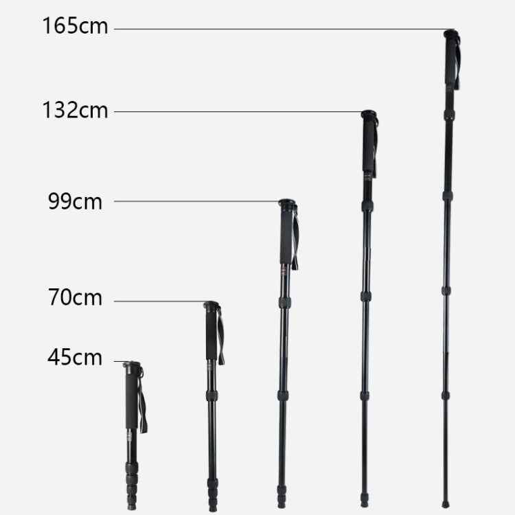 BEXIN MAS325 Portable Travel Outdoor DSLR Camera Aluminum Alloy Monopod Holder