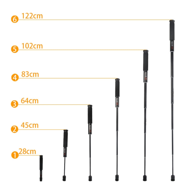 BEXIN P256A Portable Travel Outdoor DSLR Camera Aluminum Alloy Monopod Holder, P256A