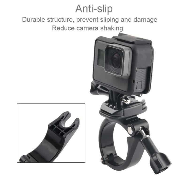 GP434 Large Size Bicycle Motorcycle Handlebar Fixing Mount for GoPro, Insta360, DJI and Other Action Cameras