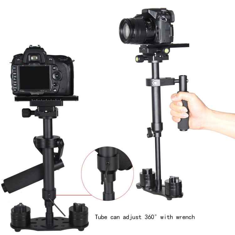 YELANGU S40N Aluminum Handheld Stabilizer for Camcorder DV Video Camera DSLR