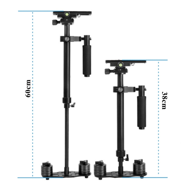 YELANGU S60N Aluminum Handheld Stabilizer for Camcorder DV Video Camera DSLR