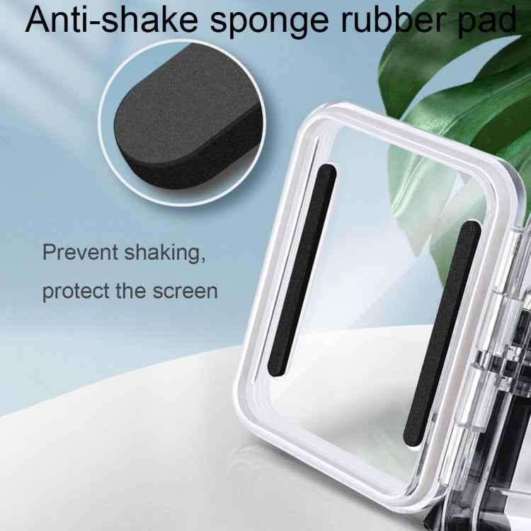 For GoPro HERO8 Black 45m Waterproof Housing Protective Case with Buckle Basic Mount & Screw & Floating Bobber Grip & Strap & Anti-Fog Inserts