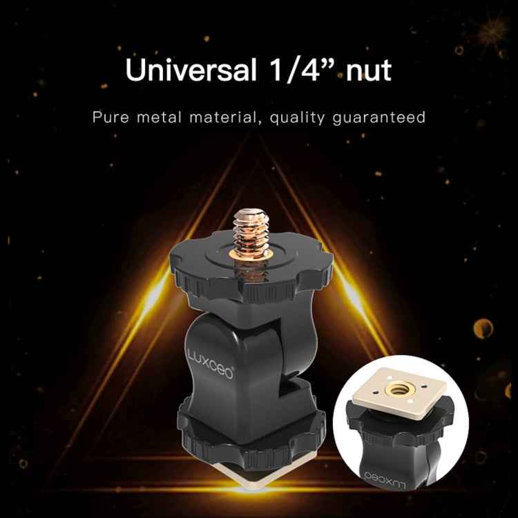 LUXCeO PA1 Camera Universal Hot Shoe Holder Damping Ball-Head Bracket