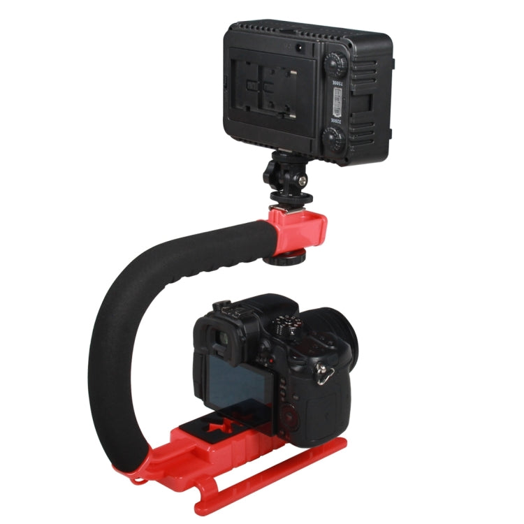 YELANGU S2-1 C-shaped Video Handle DV Bracket Stabilizer for All SLR Cameras and Home DV Camera