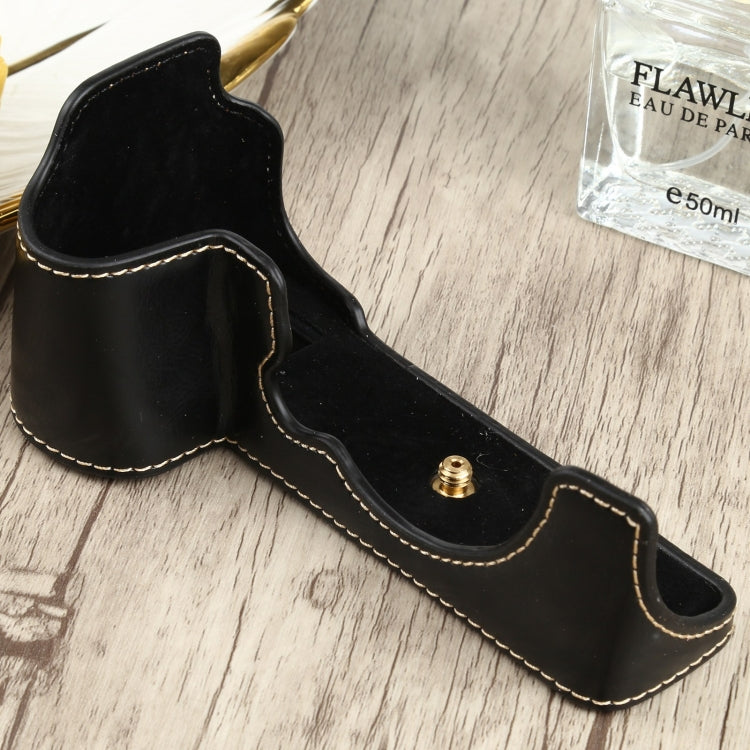 1/4 inch Thread PU Leather Camera Half Case Base for FUJIFILM X-S10, For FUJIFILM X-S10, Fr FUJIFILM X-S10