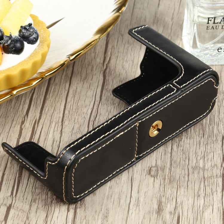 1/4 inch Thread PU Leather Camera Half Case Base for FUJIFILM XE4