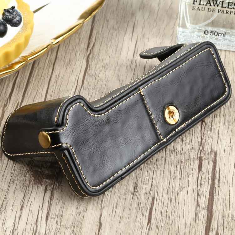 1/4 inch Thread PU Leather Camera Half Case Base for FUJIFILM X-T4